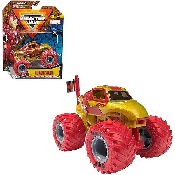 CARRINHO HOMEM DE FERRO MONSTER JAM - SUNNY