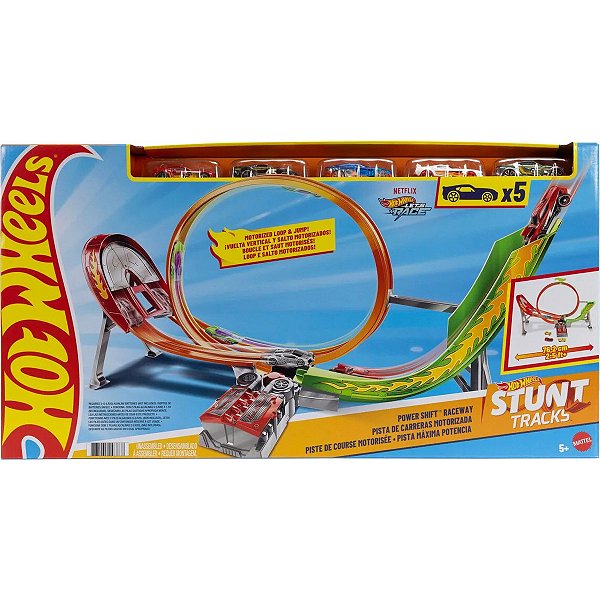 HOT WHEELS ACTION TURBO LOOPING C/ 5 CARROS - MATTEL