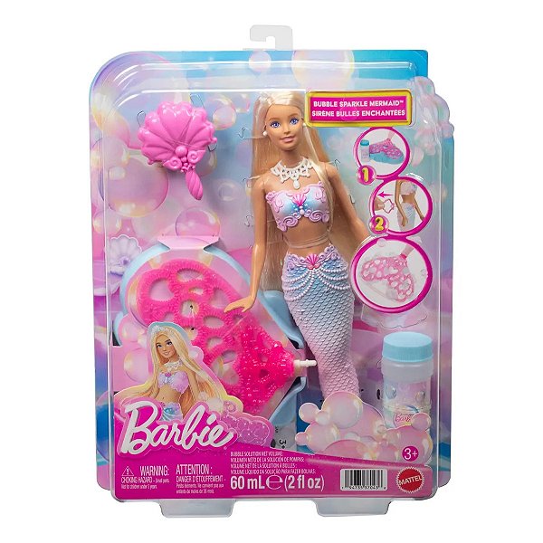 BARBIE SEREIA BOLHAS MAGICAS - MATTEL