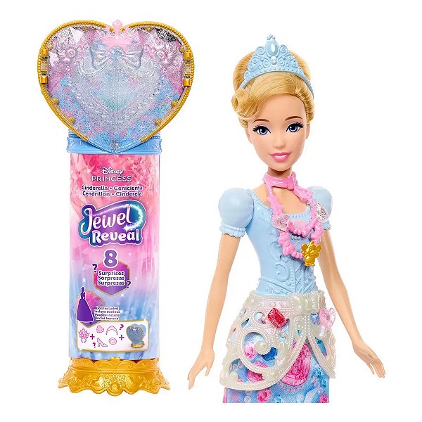 DISNEY PRINCESAS CINDERELA REVEAL - MATTEL
