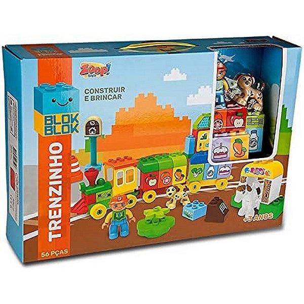 BLOCOS DE CONSTRUÇÃO TRENZINHO - ZOOP TOYS