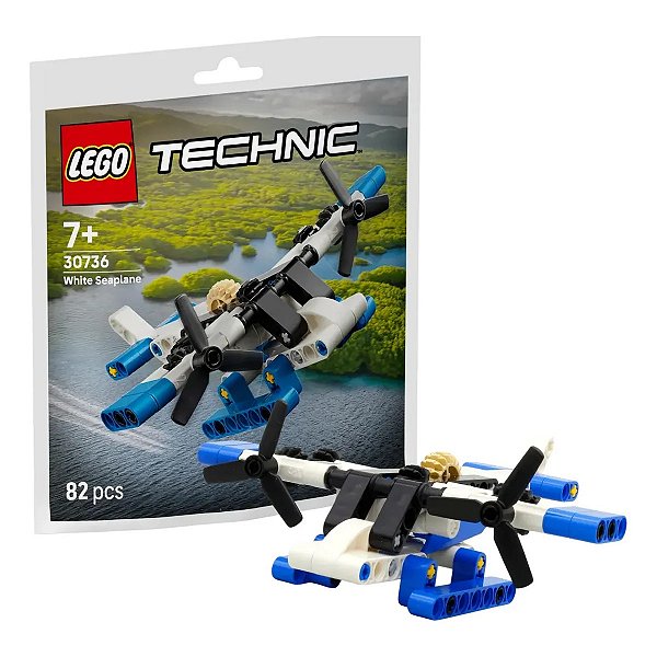 LEGO TECHNIC HIDROAVIAO BRANCO - LEGO