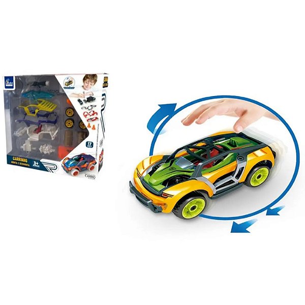 CARRINHO MONTA E DESMONTA AMARELO - FENIX