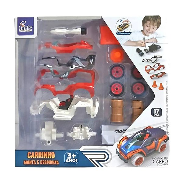 CARRINHO MONTA E DESMONTA VERMELHO - FENIX
