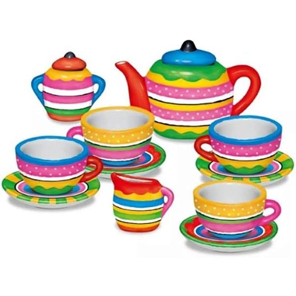 COLECAO ART E CRAFT TEA PARTY - ZOOP TOYS