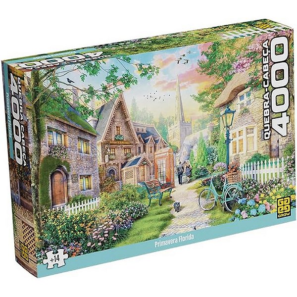 QUEBRA CABEÇA PRIMAVERA FLORIDA 4000 PEÇAS - GROW