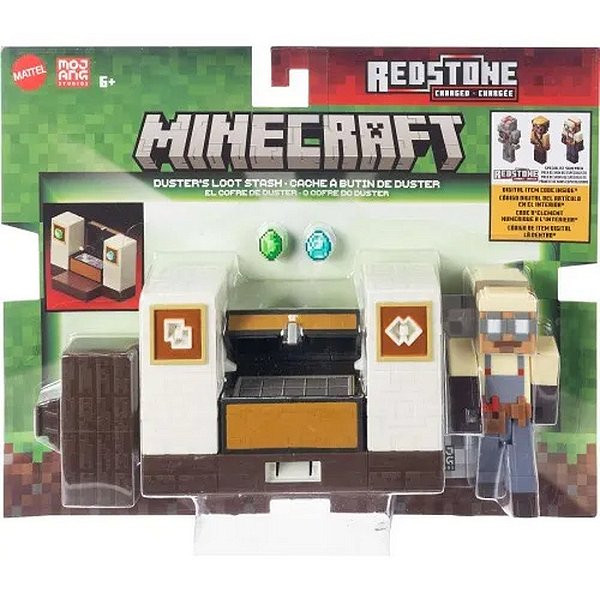 MINECRAFT REDSTONE CHARGED - O COFRE DO DUSTER - MATTEL