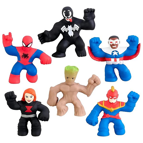 HEROIS MARVEL GOO JIT ZU KIT 6 FIGURAS - SUNNY