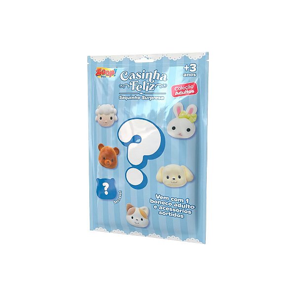 CASINHA FELIZ SAQUINHO SURPRESA COLEÇÃO ADULTOS - ZOOP TOYS