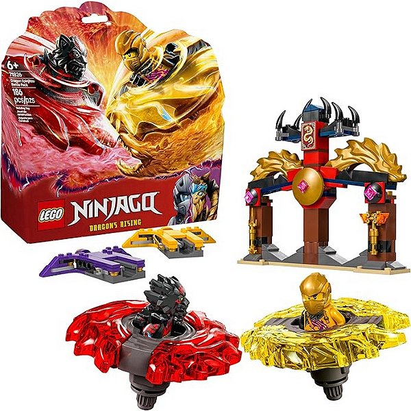 LEGO NINJAGO - PACK DE COMBATE DO SPINJITZU DE DRAGÃO - LEGO