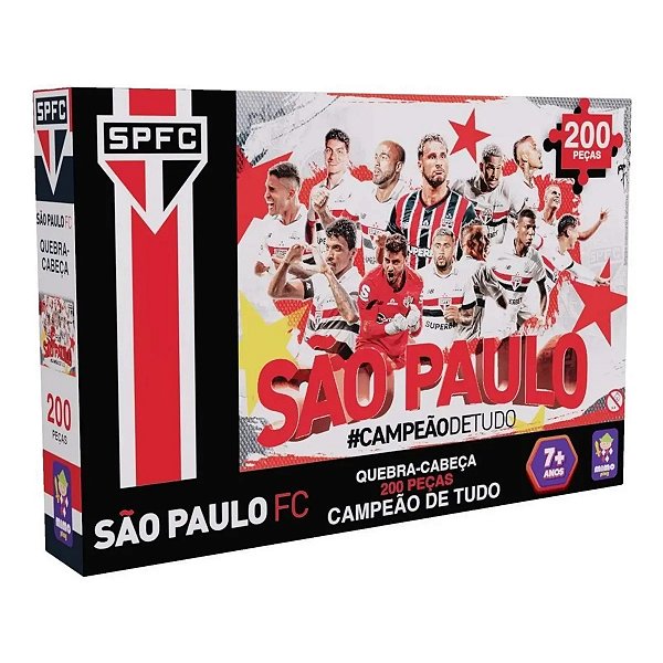 QUEBRA CABEÇA TIME SÃO PAULO 200 PEÇAS - MIMO TOYS