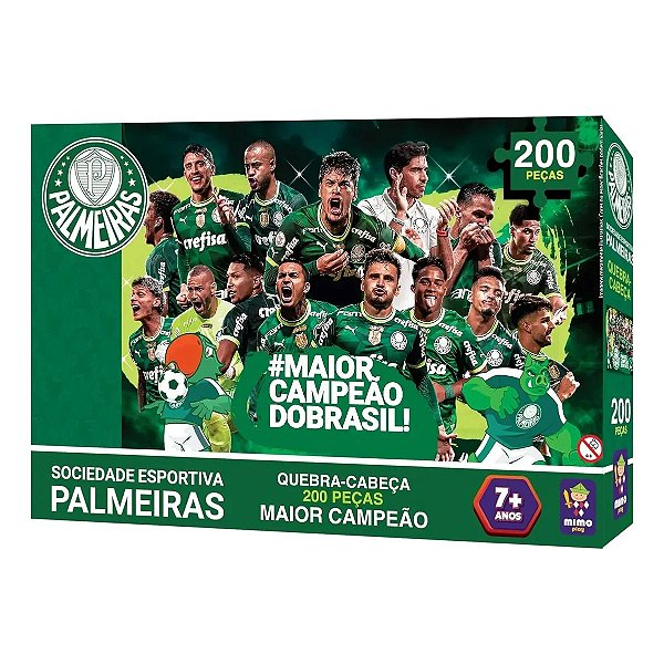 QUEBRA CABEÇA TIME PALMEIRAS - 200 PEÇAS - MIMO TOYS