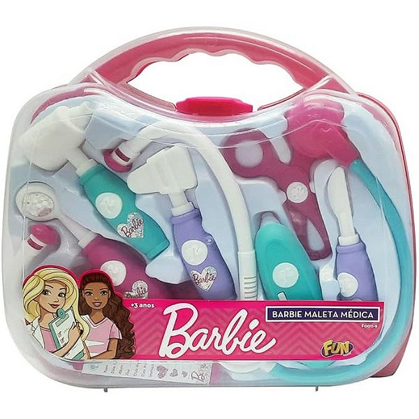 BARBIE MALETA MÉDICA COM ACESSÓRIOS - FUN