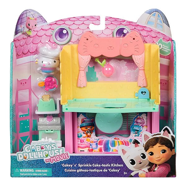PLAYSET COZINHA FANTÁSTICA CAKEY GABBYS DOLLSHOUSE - SUNNY
