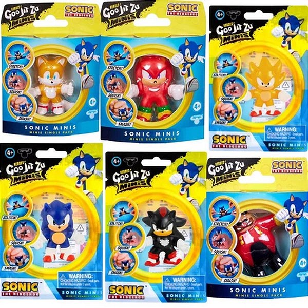 MINI FIGURAS SONIC SORTIDAS GOO JIT ZU - SUNNY