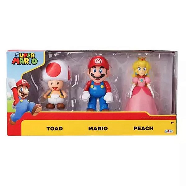 SUPER MARIO PACK DE 3 FIGURAS ARTICULADAS - SUNNY