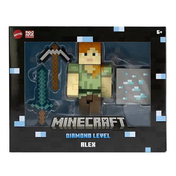 MINECRAFT DIAMOND LEVEL - ALEX - MATTEL