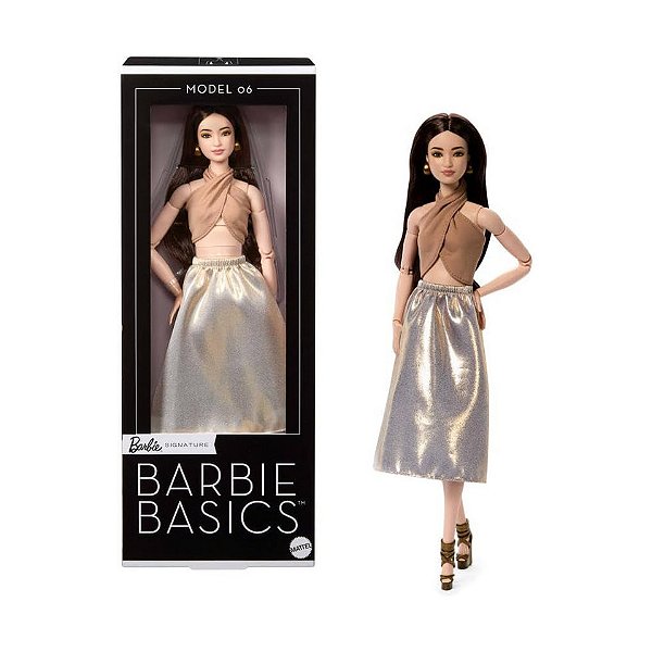 BARBIE COLLECTOR SIGNATURE MODEL SAIA DOURADA - MATTEL
