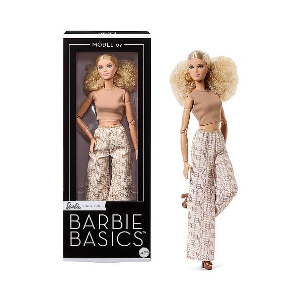 BARBIE COLLECTOR SIGNATURE MODEL CALCA DOURADA - MATTEL