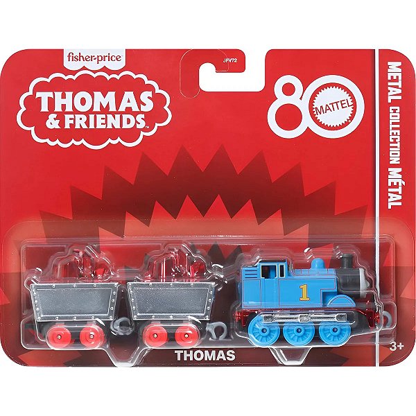 THOMAS E SEUS AMIGOS TREM MOTORIZADO COLECAO ANIVERSARIO 80 ANOS - MATTEL