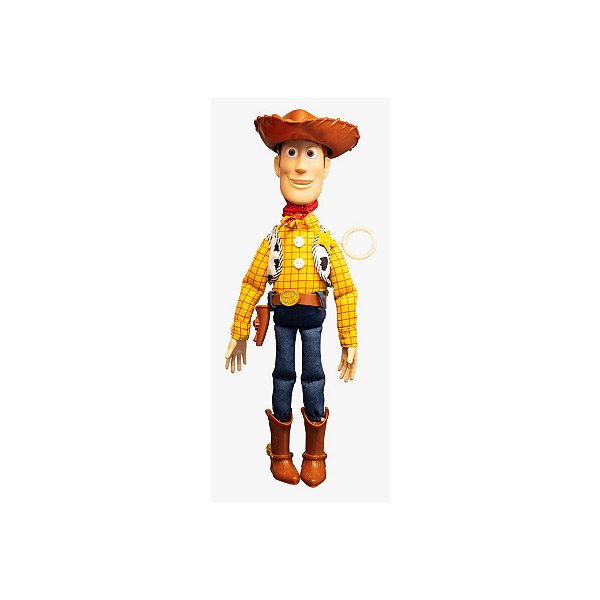 BONECO WOODY ORIGINAL EM PANO COM SOM - DISNEY PIXAR TOY STORY - TOYNG