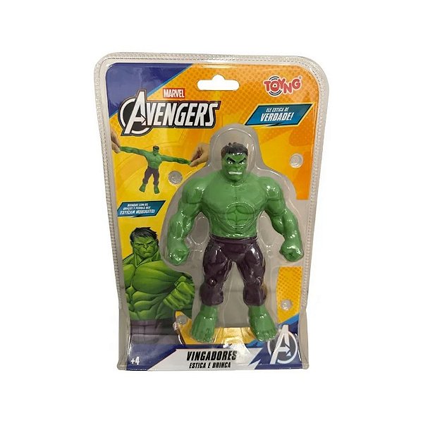 VINGADORES BONECO DE ESTICAR HULK - TOYNG