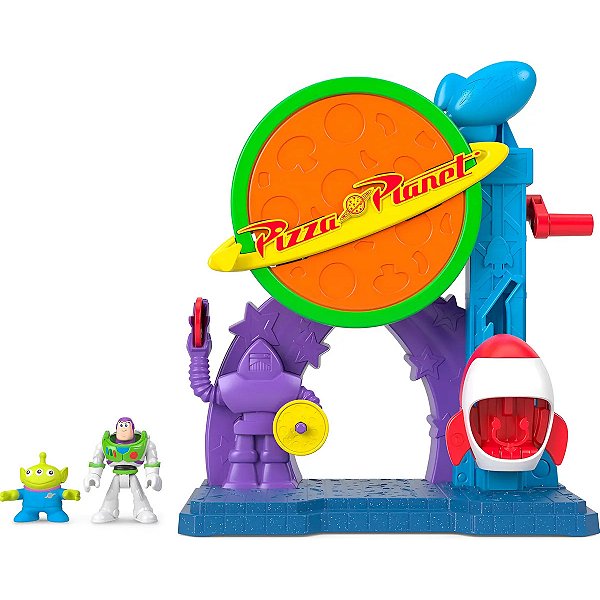 DISNEY TOY STORY CONJUNTO PIZZA PLANET IMAGINEXT - MATTEL