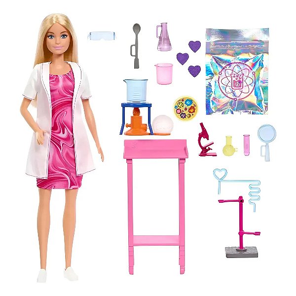 BARBIE I CAN BE PLAYSET PROFISSÕES DELUXE CIENTISTA - MATTEL