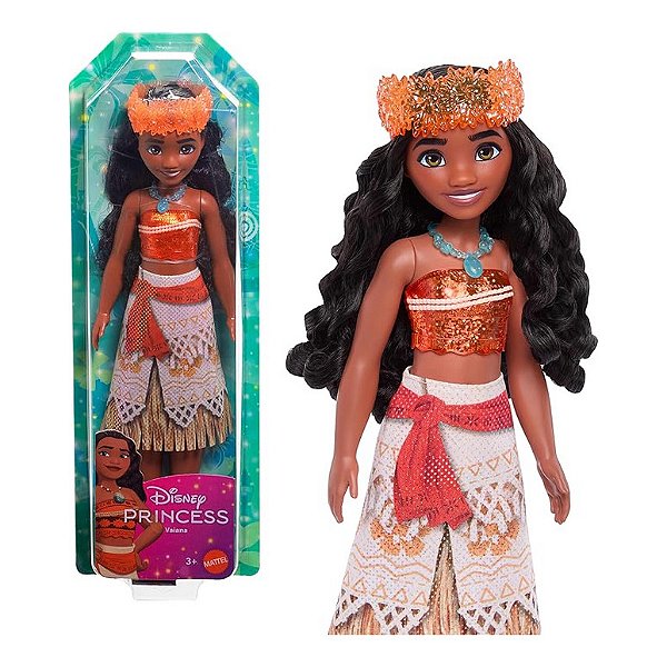 MOANA DISNEY PRINCESAS SAIA CINTILANTE - MATTEL