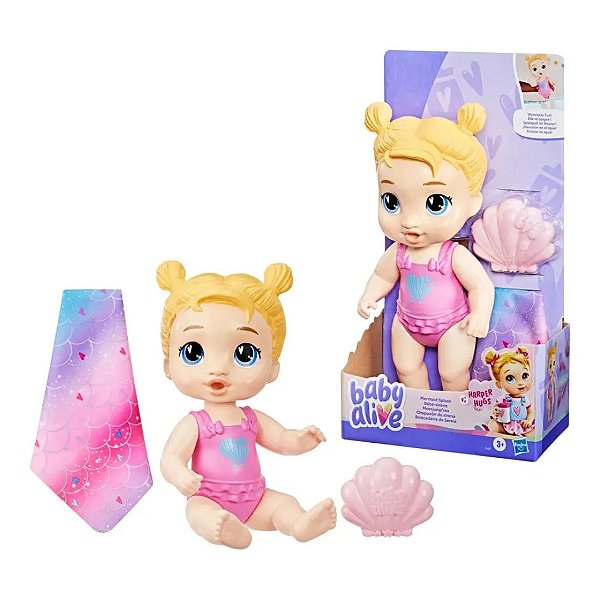 BABY ALIVE BRINCANDO DE SEREIA - HASBRO