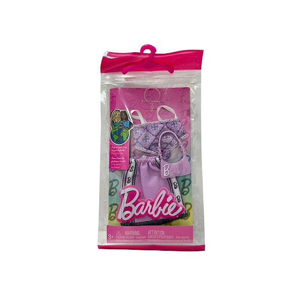 BARBIE ROUPAS FASHION INDIVIDUAIS SAIA ROXA - MATTEL