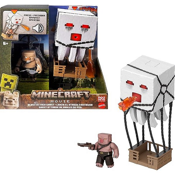 MINECRAFT ACTION FIGURE ATAQUE EXPLOSIVO DO GHAST - MATTEL
