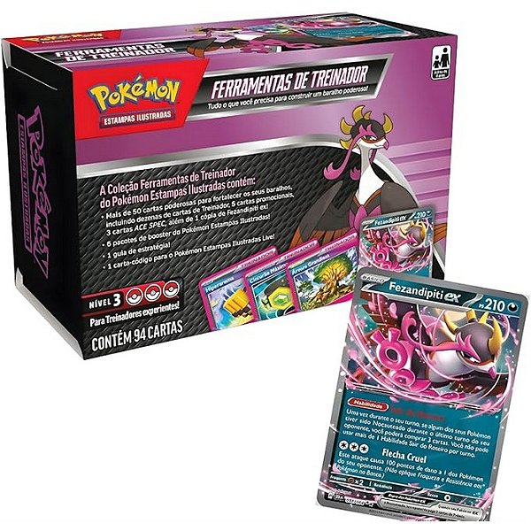 POKÉMON TCG - FERRAMENTAS DE TREINADOR FEZANDIPITI EX - COPAG