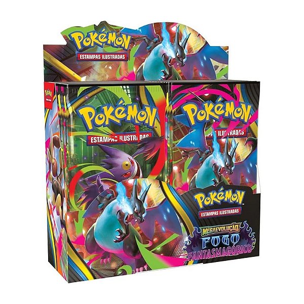 POKEMON TCG DISPLAY CONJUNTO 36 BOOSTERS - FOGO FANTASMAGÓRICO - COPAG