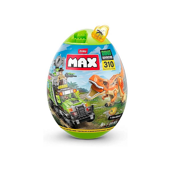 MAX-DINO ADVENTURE INT-SERIES 1 Egg Capsule (310 pecas) - CANDIDE