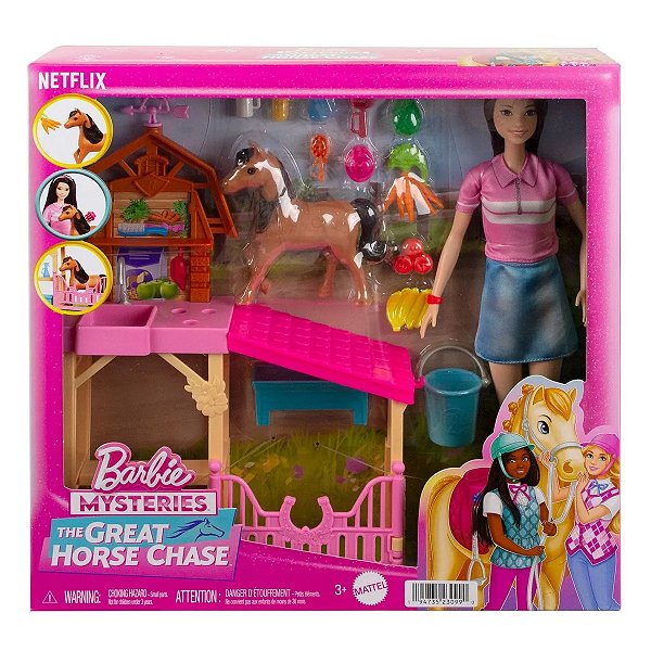 BARBIE THE GREAT HORSE CHASE CRIAÇÃO DE CAVALOS - MATTEL