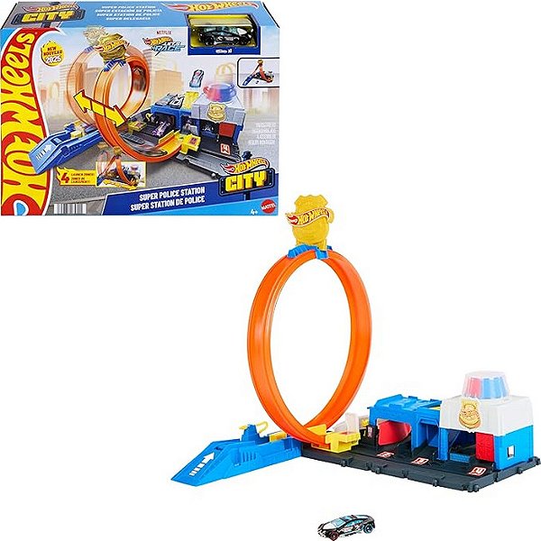 HOT WHEELS CITY PISTA SUPER DELEGACIA - MATTEL