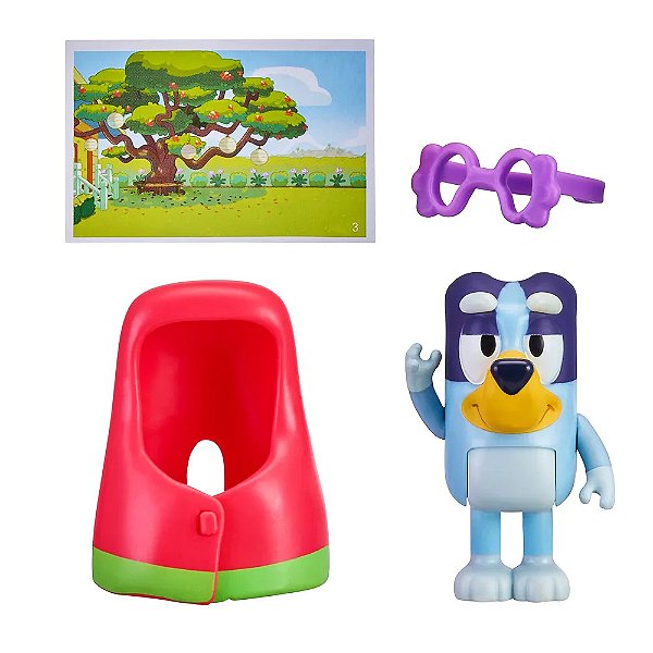 VOVÓ BLUEY - BONECO BLUEY COLECIONÁVEL 6 CM - CANDIDE