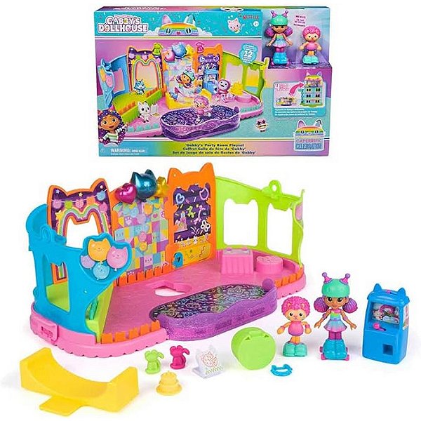 GABBYS DOLLHOUSE FESTA NO SÓTÃO - PLAYSET CELEBRAÇÃO - SUNNY
