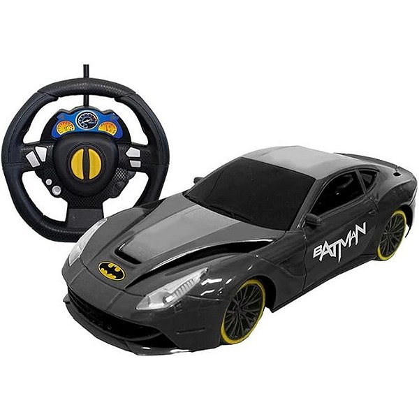 CARRINHO DE CONTROLE REMOTO BATMAN (BATERIA INCLUSA) - CANDIDE
