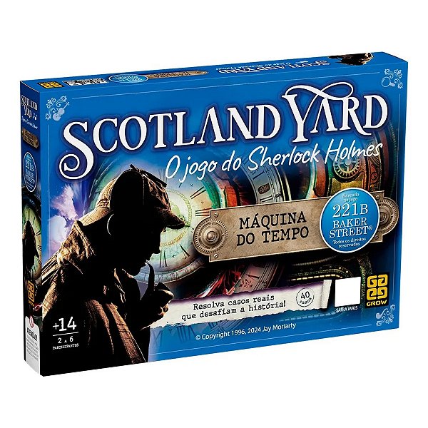 JOGO SCOTLAND YARD - MAQUINA DO TEMPO - GROW