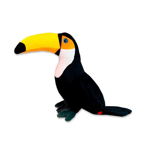 TUCANO DE PELUCIA - 30 CM - BRUMAR