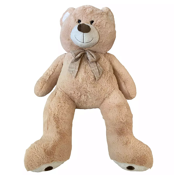 URSO DE PELUCIA 1,50 MARROM EXTRA GRANDE - BRUMAR