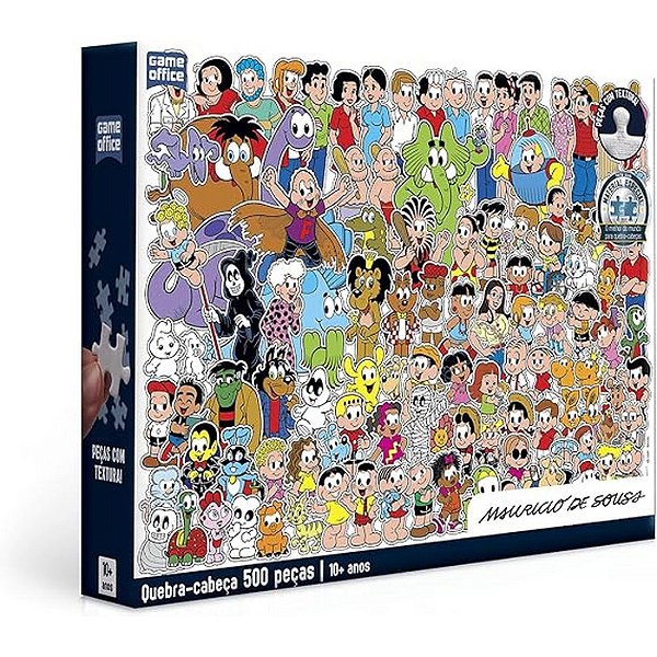 QUEBRA-CABEÇA 500 PC - TURMA DA MONICA - TOYSTER