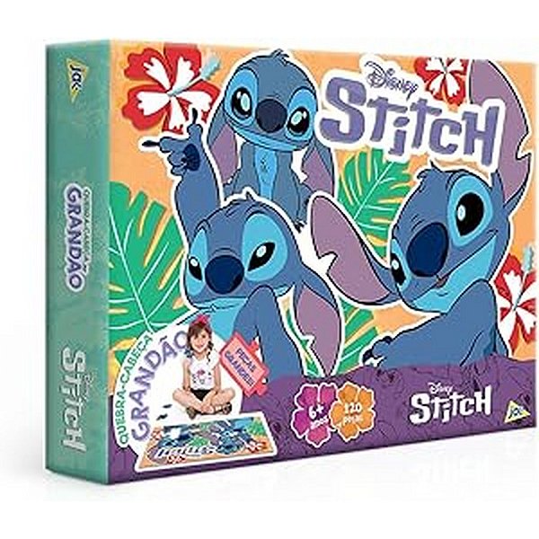 QUEBRA-CABEÇA GRANDAO 120 PEÇAS STITCH - TOYSTER