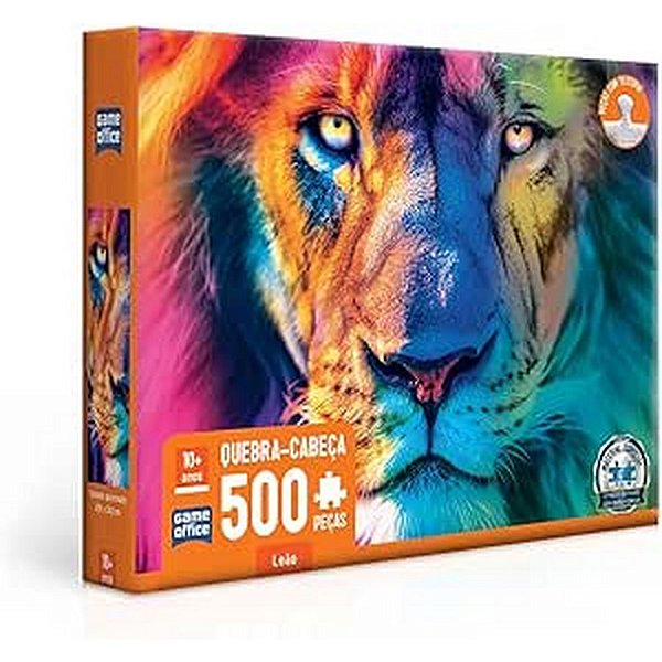 QUEBRA-CABEÇA 500 PEÇAS - LEÃO - TOYSTER
