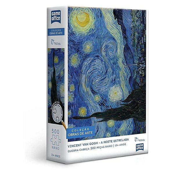 QUEBRA-CABEÇA 500 PC NANO - VINCENT VAN GOGH - A NOITE ESTRELADA - TOYSTER