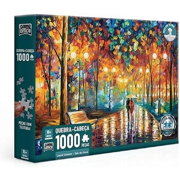 QUEBRA-CABEÇA 1000 PC - LEONID AFREMOV - SOM DA CHUVA - TOYSTER