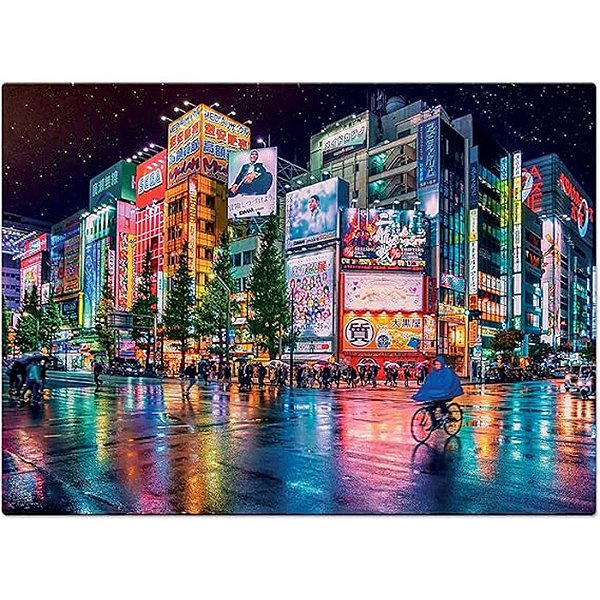 QUEBRA-CABEÇA 1000 PC - TOQUIO NEON - TOYSTER