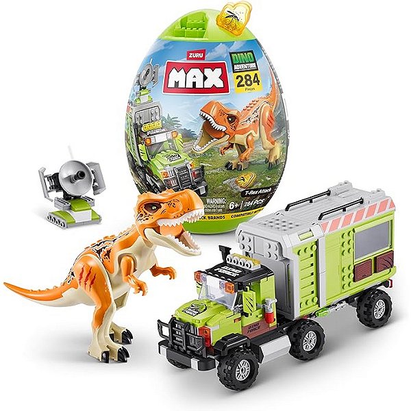 CAPSULA DINOSSAURO MAX-DINO ADVENTURE (252 PEÇAS) - CANDIDE